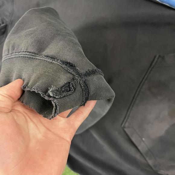 2000s Quick Silver Front and back graphic Hoodie - Picture 5 of 9